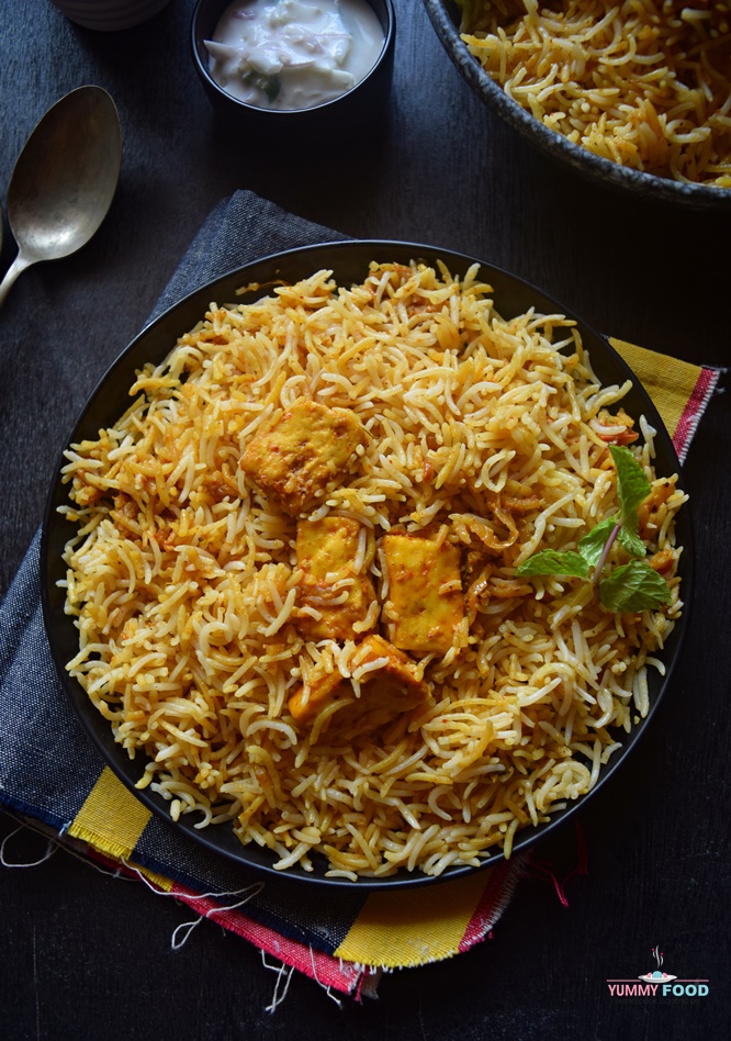 Paneer Dum Biryani